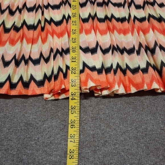 Sanctuary Women's Crochet Mini Dress Orange Yellow Large New with Tags - Picture 11 of 11